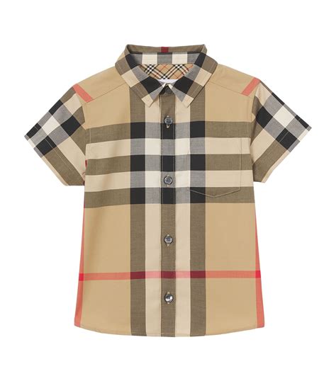 burberry shirt junior|authentic boys Burberry shirt.